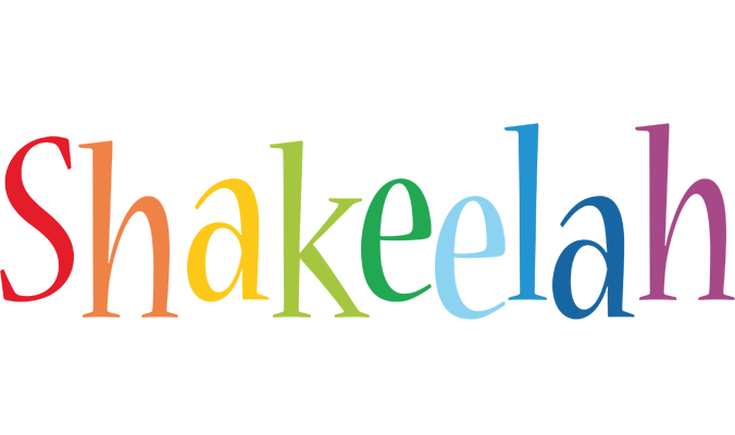 Shakeelah birthday logo