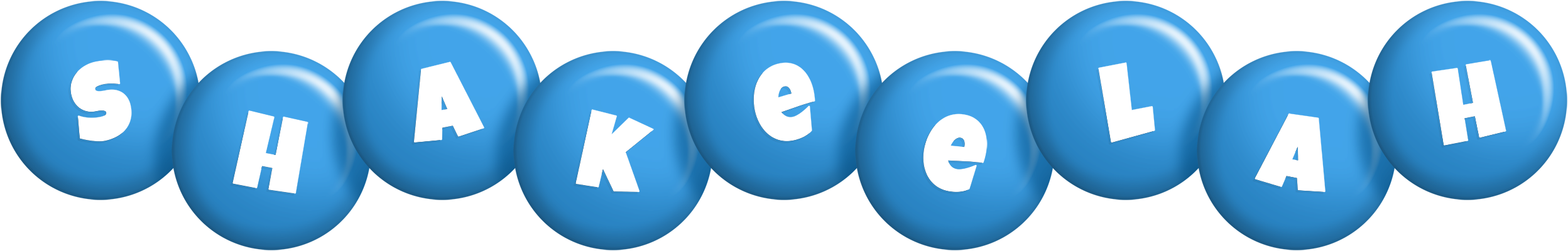 Shakeelah candy-blue logo