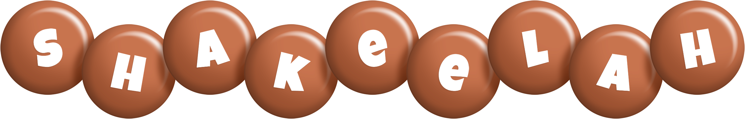 Shakeelah candy-brown logo