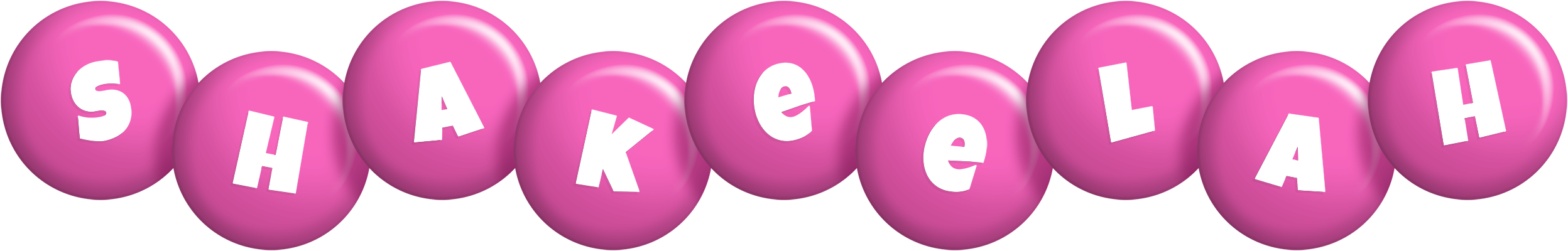 Shakeelah candy-pink logo