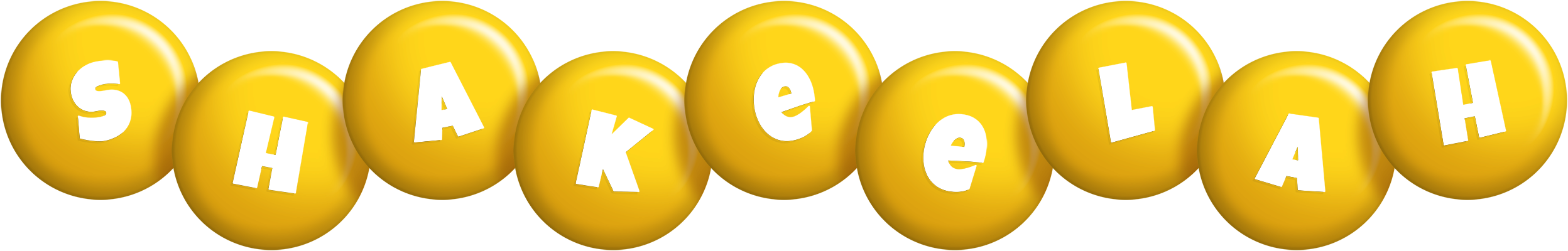 Shakeelah candy-yellow logo