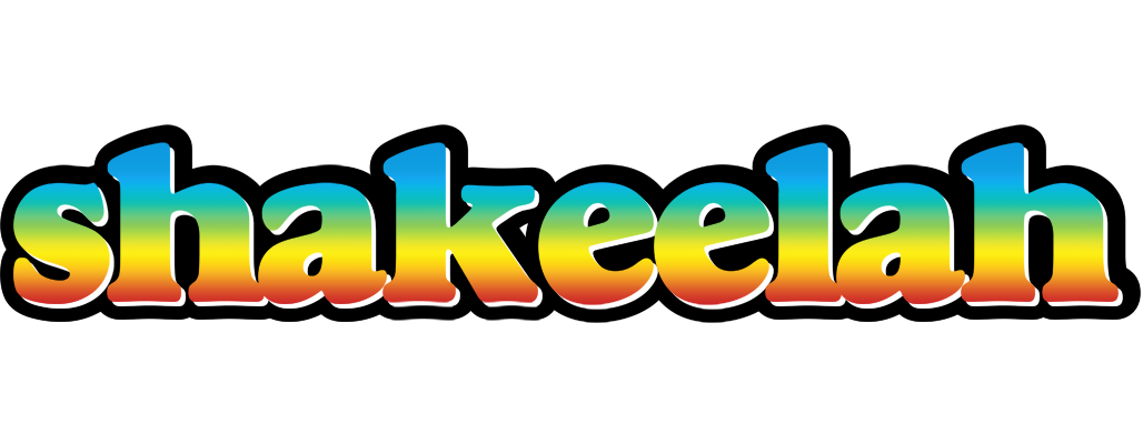 Shakeelah color logo