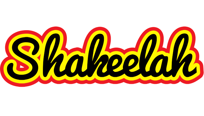 Shakeelah flaming logo