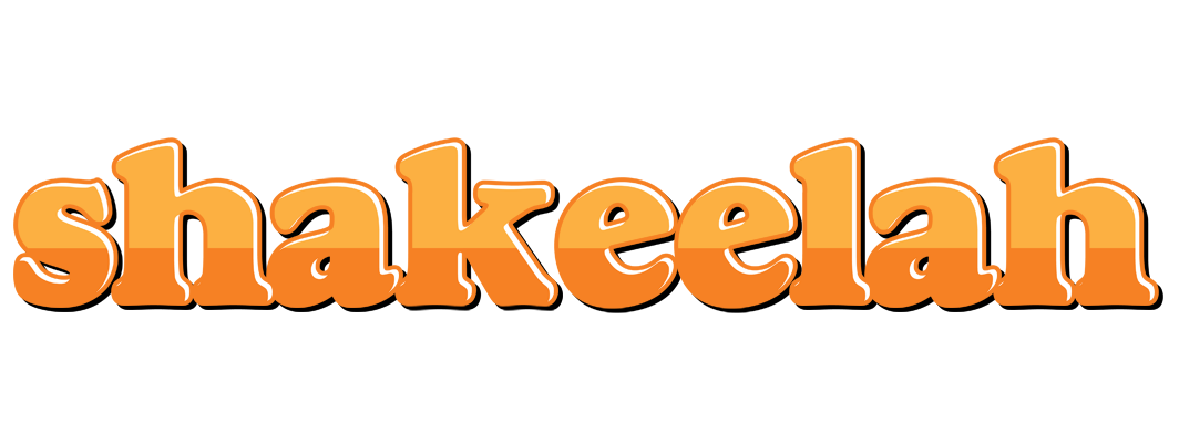 Shakeelah orange logo