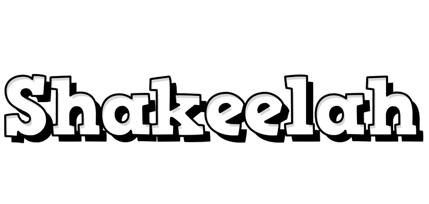 Shakeelah snowing logo