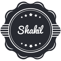 Shakil badge logo