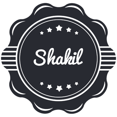 Shakil badge logo