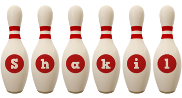 Shakil bowling-pin logo