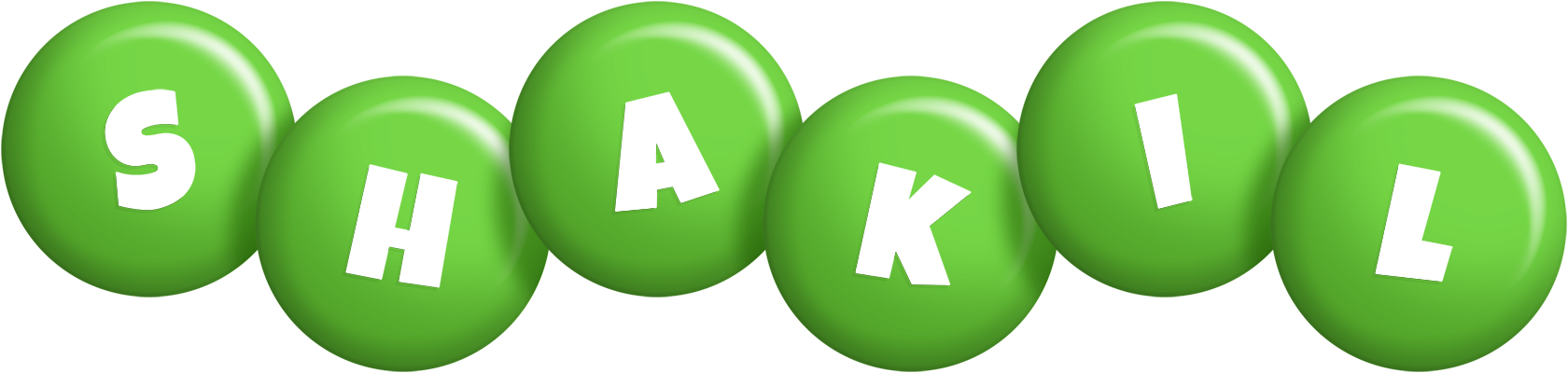 Shakil candy-green logo