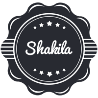 Shakila badge logo