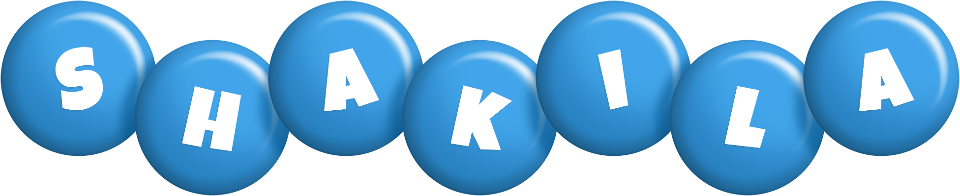 Shakila candy-blue logo