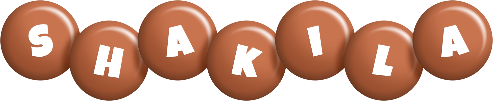 Shakila candy-brown logo