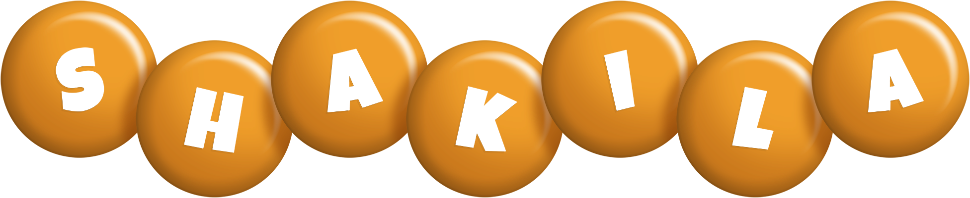 Shakila candy-orange logo