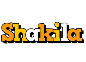 Shakila cartoon logo