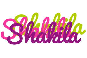 Shakila flowers logo