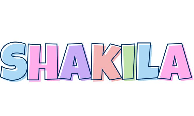 Shakila pastel logo