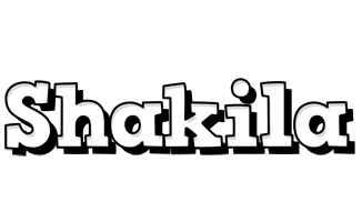 Shakila snowing logo