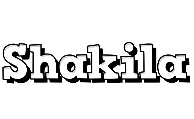 Shakila snowing logo