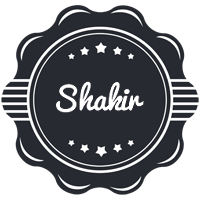 Shakir badge logo