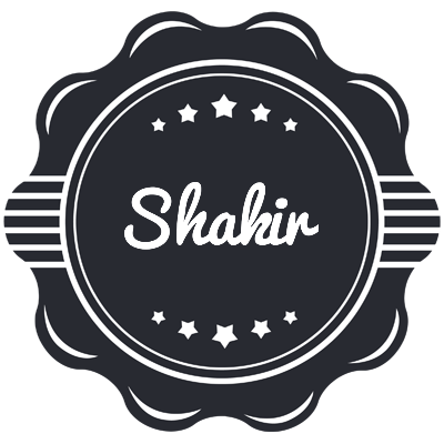 Shakir badge logo