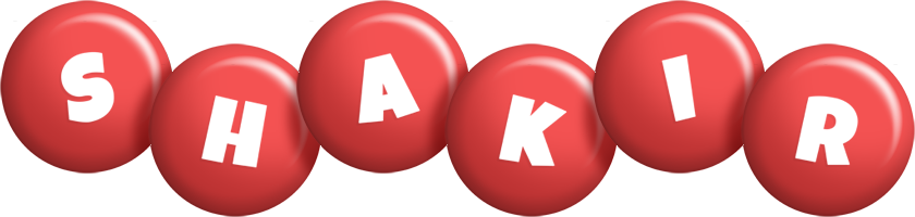 Shakir candy-red logo