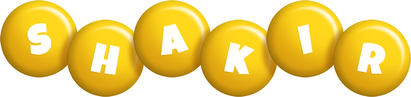 Shakir candy-yellow logo