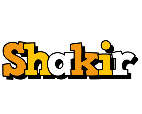 Shakir cartoon logo