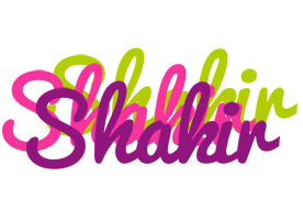 Shakir flowers logo