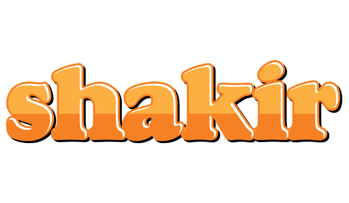 Shakir orange logo