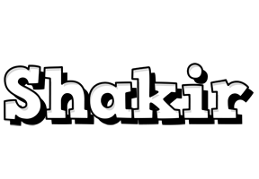 Shakir snowing logo