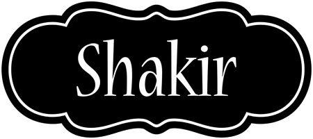 Shakir welcome logo