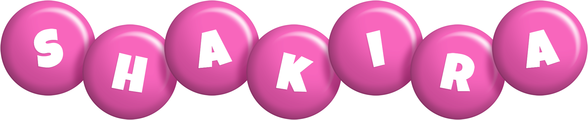 Shakira candy-pink logo