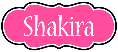 Shakira invitation logo