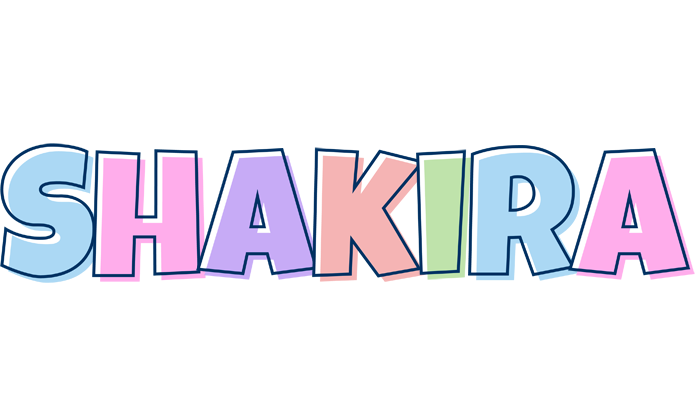 Shakira pastel logo