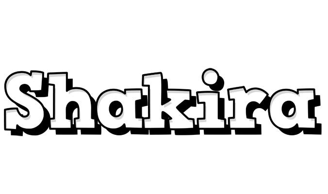 Shakira snowing logo