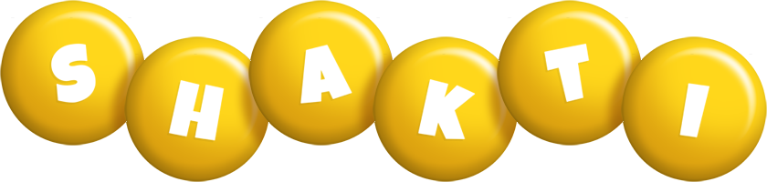 Shakti candy-yellow logo