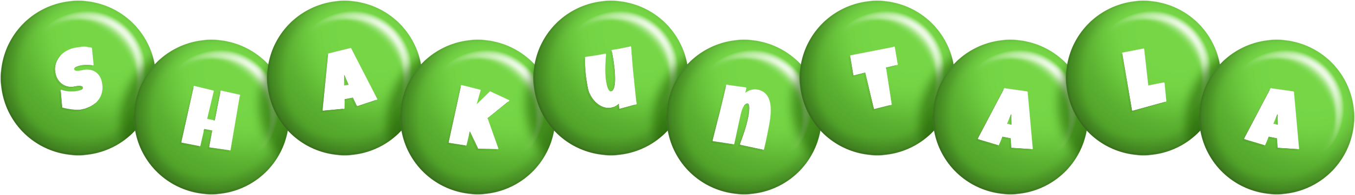 Shakuntala candy-green logo
