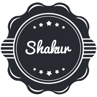 Shakur badge logo