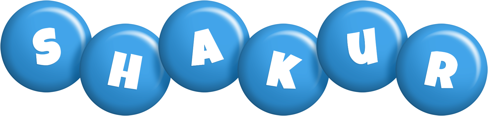 Shakur candy-blue logo