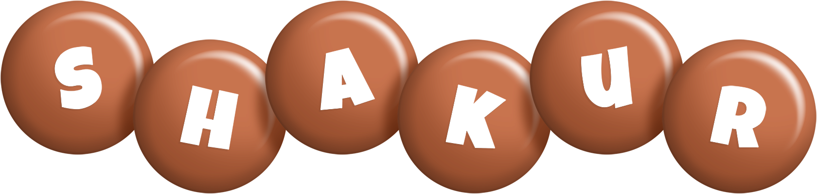 Shakur candy-brown logo