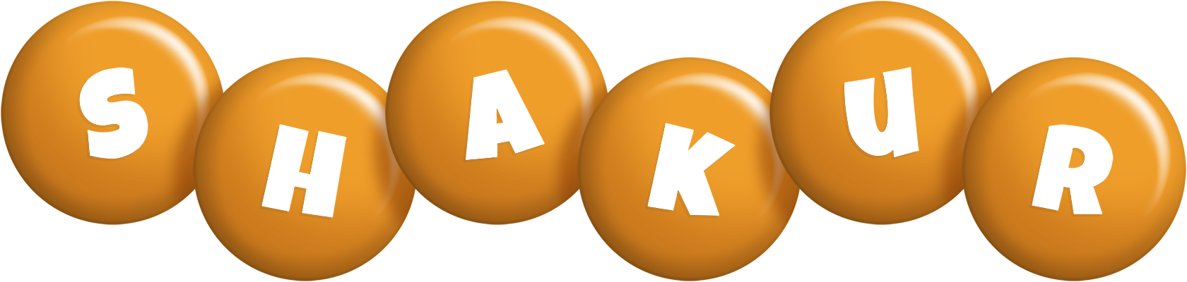 Shakur candy-orange logo