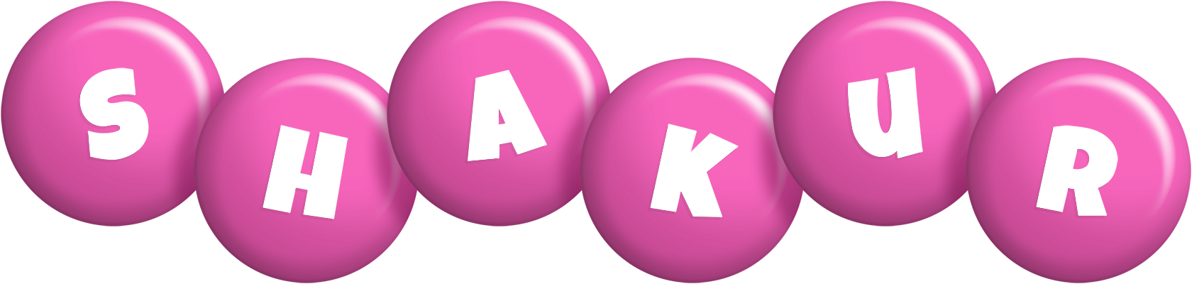 Shakur candy-pink logo