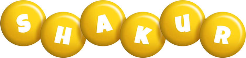 Shakur candy-yellow logo