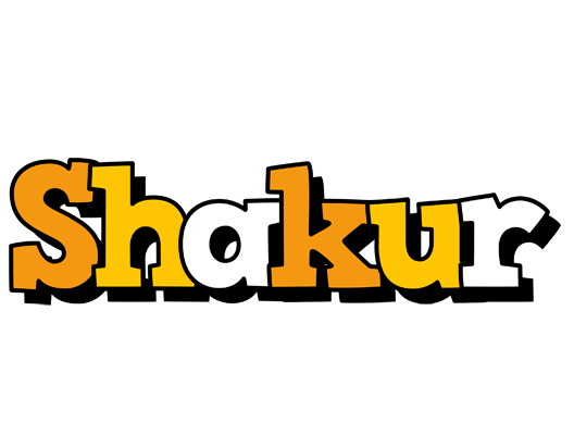 Shakur cartoon logo