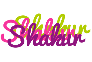 Shakur flowers logo
