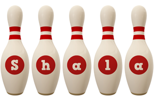 Shala bowling-pin logo