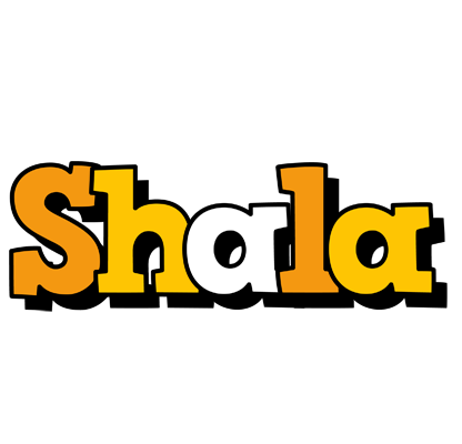 Shala cartoon logo