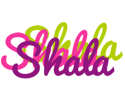 Shala flowers logo