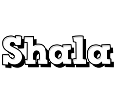 Shala snowing logo