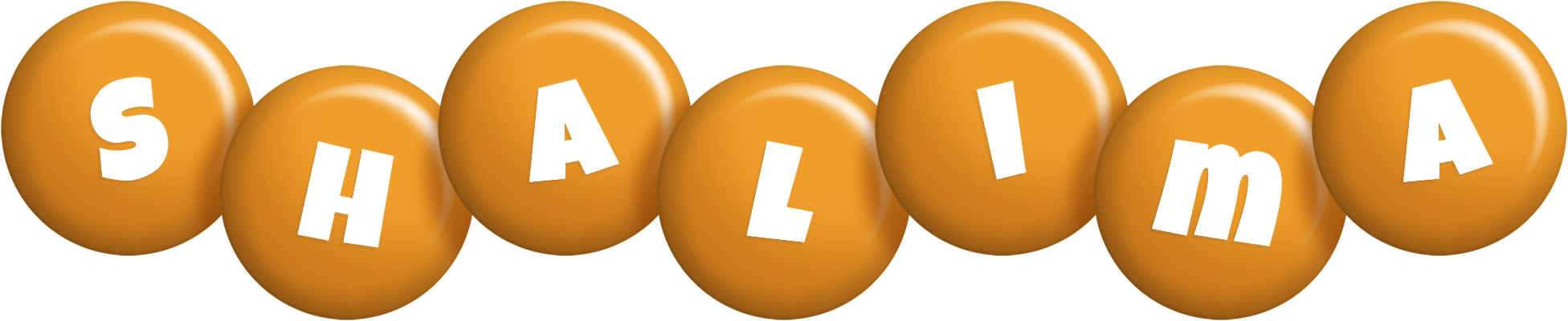 Shalima candy-orange logo